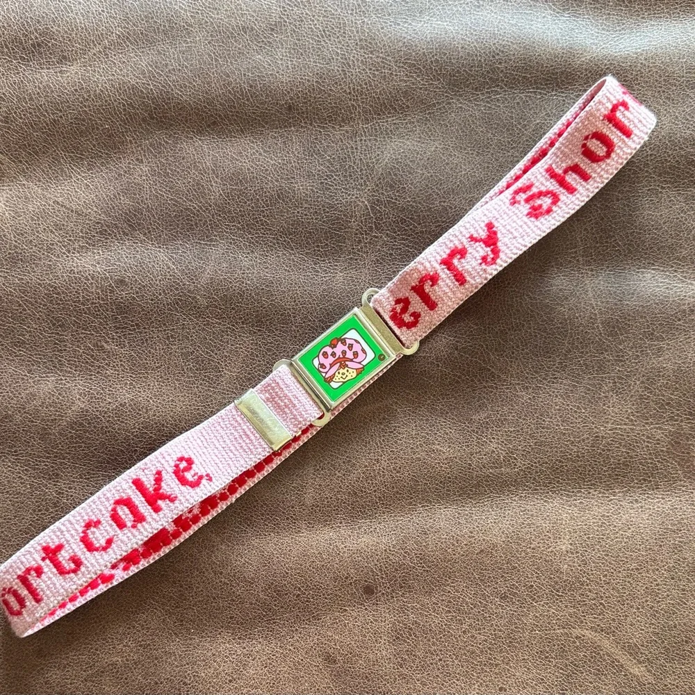 Strawberry Shortcake Pink and Red Kids Belt